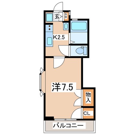 郡山駅 バス10分  麓山1丁目下車：停歩1分 4階の物件間取画像